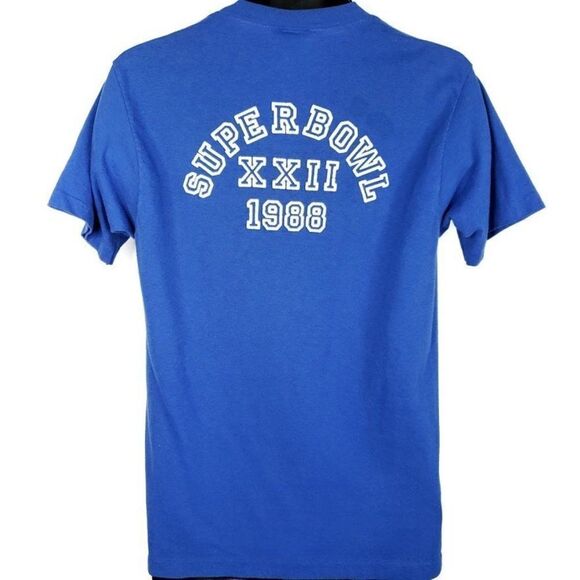 Denver Broncos T Shirt Vintage 80s 1987 Champions NFL Football Super Bowl XXII - Picture 4 of 6